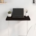 vidaXL Stolová doska tmavohnedá 60x50x(2-4) cm ošetrený dubový masív