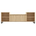 vidaXL TV skrinka dub sonoma 160x35x55 cm spracované drevo