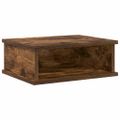 vidaXL Nočný stolík Dymová dub 40 x 31 x 15 cm Kompozitné drevo