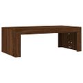 vidaXL Konferenčný stolík hnedý dub 102x50x36 cm kompozitné drevo