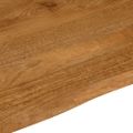 vidaXL Stolová doska živá hrana 90x80x2,5 cm masívne mango