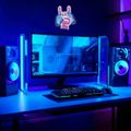 MANTA GAMEPAD, LED Neon plexi dekorácia
