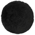 vidaXL Poťah na podložku 2 pcs HEERLEN Čierna Ø 60 cm PV fleece