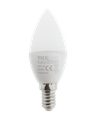 LED žiarovka Trixline 6W C35 E14 studená biela 3 PACK
