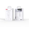 XO sieťová nabíjačka CE42 PD 30W 1x USB-C 1x USB biela