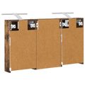 vidaXL Set kabinetov do kúpeľne 3 ks 90 x 10,5 x 50 cm