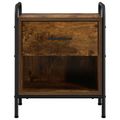 vidaXL Nočný stolík 2 ks Dymový dub 40 x 30 x 50 cm Kompozitné drevo