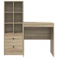 vidaXL Stôl Sonoma dub 115,5 x 50 x 127 cm 2 ks