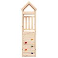 vidaXL Herná veža Hnedá 53 x 110,5 x 214 cm Masívne borovicové drevo