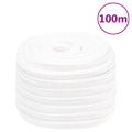 vidaXL Lodné lano biele 20 mm 100 m polypropylén