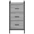 vidaXL Servírovacia skriňa Sivý Sonoma 97 x 33 x 81 cm