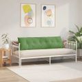 vidaXL Poduška na chrbát Svetlo zelená 180 x 50 cm Kordúrová tkanina