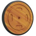 vidaXL Priestorové kolesá s kolesom 2 ks Hnedá 20.5 x 20.5 x 2 cm
