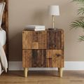 vidaXL Nočný stolík Staré drevo 43 x 34,5 x 48 cm Kompozitné drevo