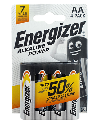 ENERGIZER LR6 Alkalická AA / 4 ks BLISTR