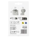 PIR senzor (pohybové čidlo) IP44 1200W, biely