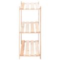 vidaXL Regály s 3 policami 5 ks 80x38x90 cm borovicový masív 150 kg