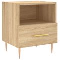 vidaXL Nočné stolíky 2 ks dub sonoma 40x35x47,5 cm kompozitné drevo