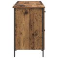 vidaXL Počítačový stôl Staré drevo 131 x 48 x 75 cm Kompozitné drevo