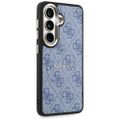 Puzdro Guess 4G Embossed Ring MagSafe pre Samsung Galaxy S26 modré