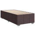 vidaXL Boxspring posteľ s matracom tmavohnedá 100x200 cm látka