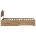 vidaXL Rám postele Remeselný dub 90 x 190 cm Kompozitné drevo