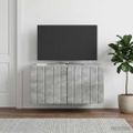 vidaXL Nástenná TV skrinka Nástenný Betónovo sivá 59,5 x 31 x 30 cm