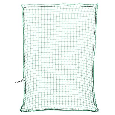 vidaXL Sieť na prívesný vozík s elastickým lanom, zelená 4x3 m, PP