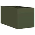 VidaXL kvetináč Olive Green 40x80x40 cm Oceľ valcovaná za studena