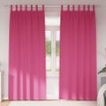 vidaXL Záclony na zatemnenie s krúžkami 2 ks Jasná ružová 245 x 140 cm