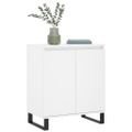 vidaXL Komoda biela 60x35x70 cm spracované drevo