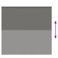 vidaXL roleta Blackout sivá 145x175 cm Šírka látky 141,6cm Polyester
