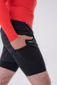 Pánske šortky Double-Layer Black - NEBBIA