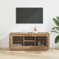 vidaXL TV skrinka 102 x 35 x 45 cm Remeselný dub Kompozitné drevo