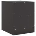 vidaXL Nočný stolík čierny 34,5x39x44 cm oceľ