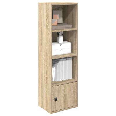 vidaXL Knižnica dub sonoma 31x24x102 cm kompozitné drevo