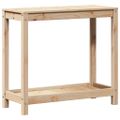 vidaXL Stôl na presádzanie s policou 82,5x35x75 cm masívna borovica