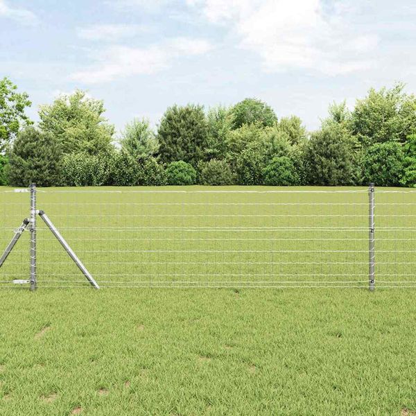vidaXL Euro plot 0,8 x 10 m Železo potiahnuté PVC