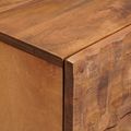 vidaXL Nočný stolík Hnedá 50 x 33 x 62 cm Masívne mango drevo