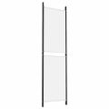 vidaXL 3-panelový paraván biely 150x180 cm látka