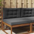 vidaXL Vankúš na vonkajšiu pohovku Polyester Antracitová 80 x 80 cm