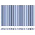 vidaXL Rám markízy Modrá a biela 500 × 300 cm Polyester s PU povrchom