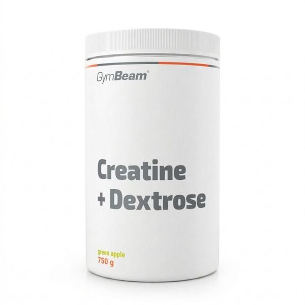 Kreatín + Dextróza - GymBeam, zelené jablko