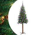 vidaXL Úzky vianočný stromček Zelená 150 cm