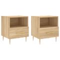 vidaXL Nočné stolíky 2 ks dub sonoma 40x35x47,5 cm kompozitné drevo