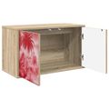 vidaXL Nástenný TV kabinet AACHEN 69 x 33 x 40 cm Dub sonoma