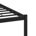 vidaXL Posteľný rám bez matraca s čelom hnedý dub 120x200 cm