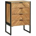 vidaXL Servírovacia skriňa 50 x 35 x 75 cm Akáciový masív