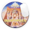 Iron Maiden herní podložka pod myš/ model 4/ 30 cm Podložka pod myš, herní, kulatá, 300×300×3mm