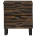 vidaXL Nočný stolík Orech 40 x 33 x 46 cm Kompozitné drevo